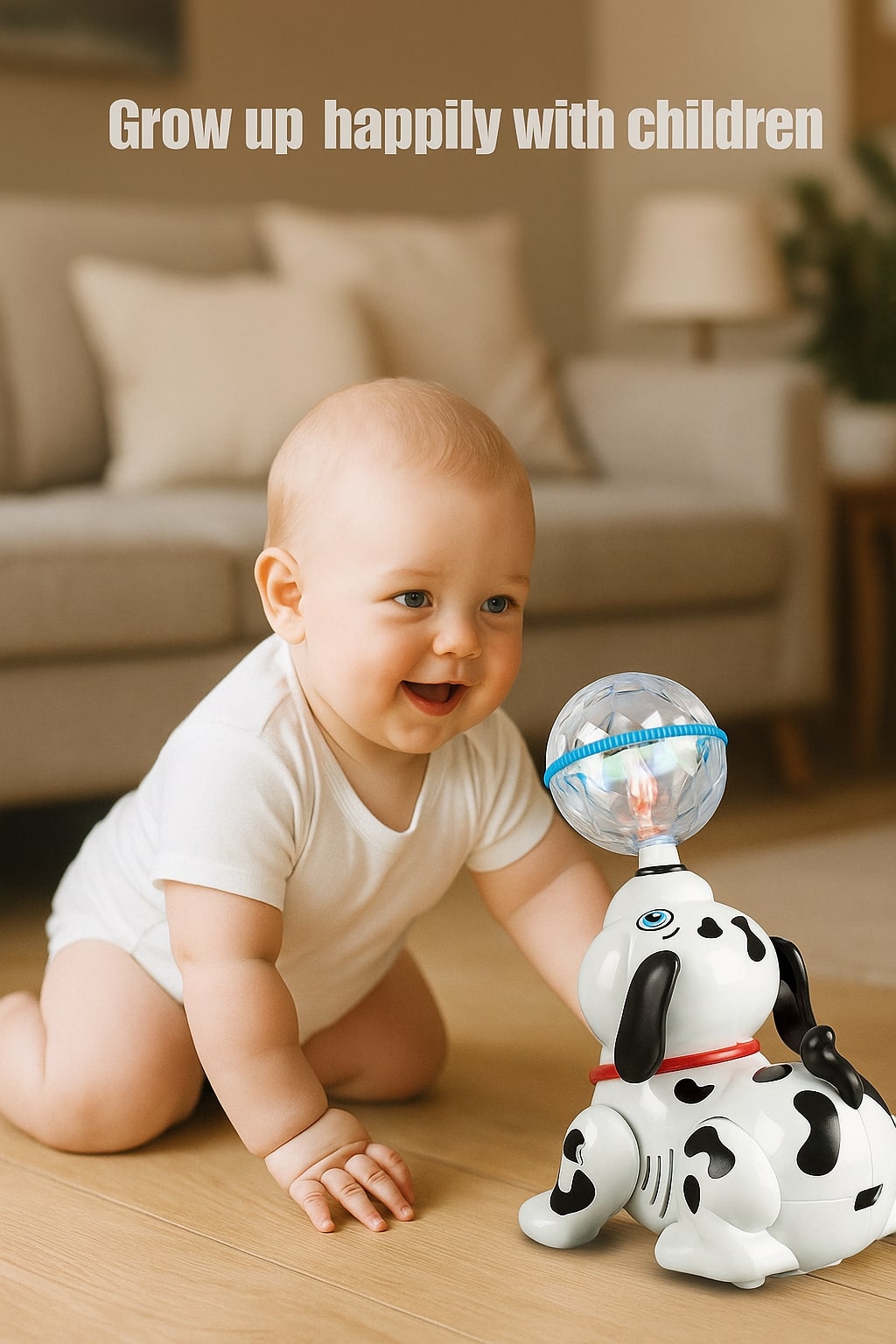 Dancing Dog with Music Flashing Lights