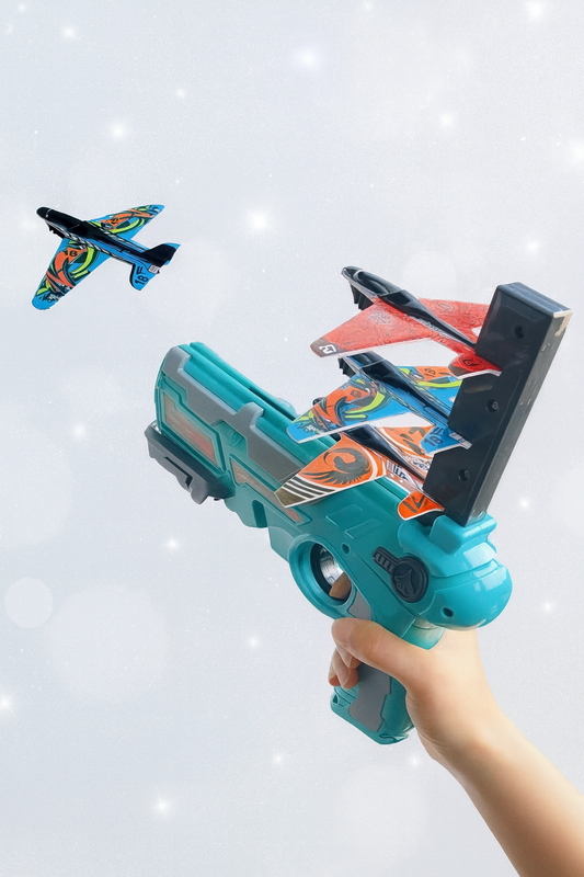 Airplane Launcher Gun Flying Toy