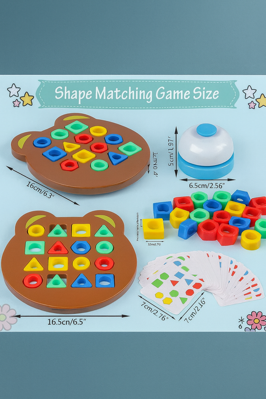 Geometric Shape and Color Matching Puzzle