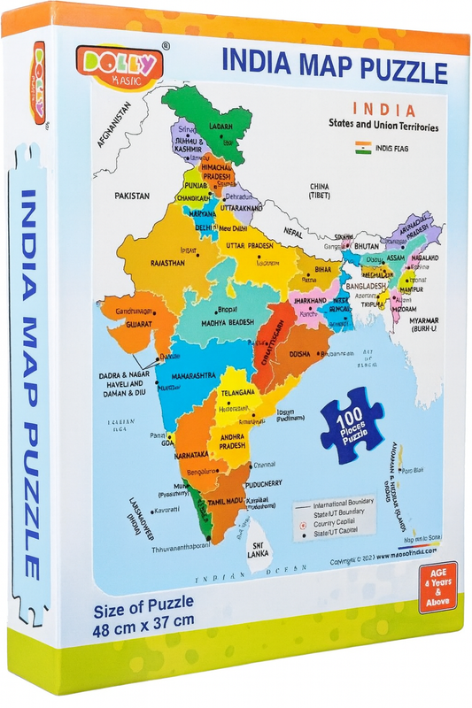 India Map Puzzle