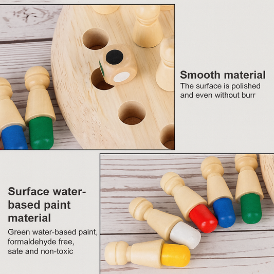 Wooden Memory Match Stick Chess Game(Big)