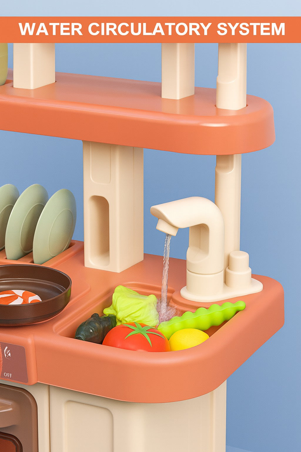 Kitchen Playset for Kids (42 Pcs)