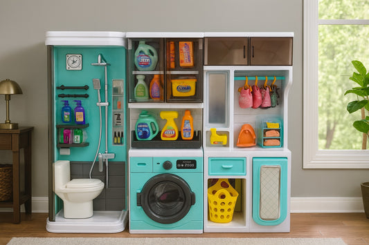 Baby Doll Bathroom Set Fun Toy