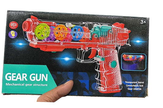 Concept Musical Transparent Glow Gear Gun