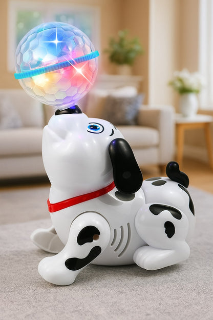Dancing Dog with Music Flashing Lights