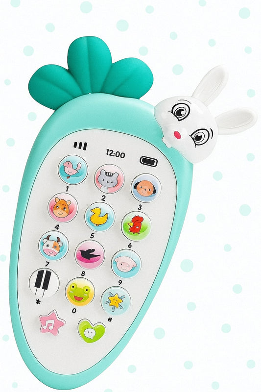 Radish Rabbit Face Play Cell Phone Toy