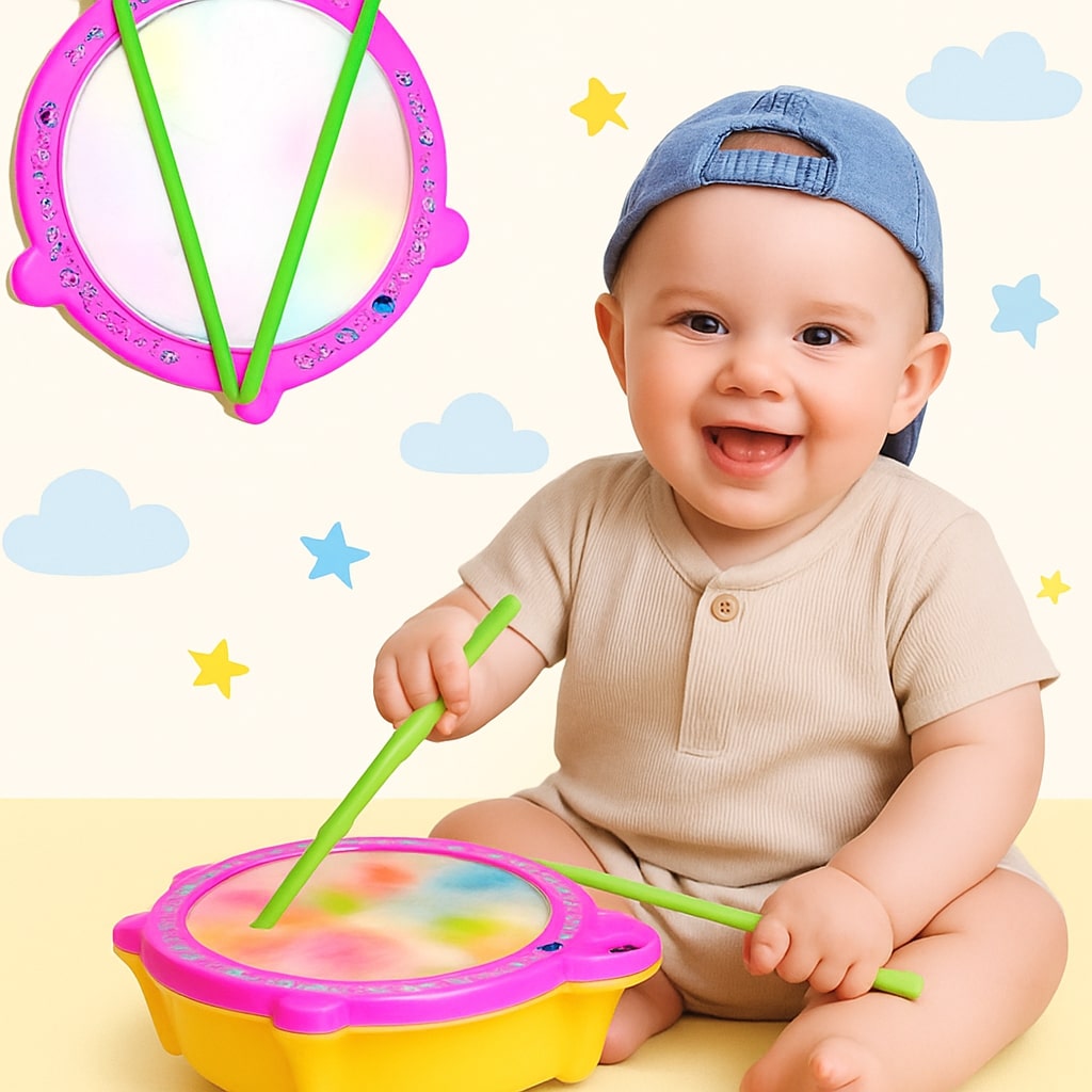 Flash Drum Toy for Kids