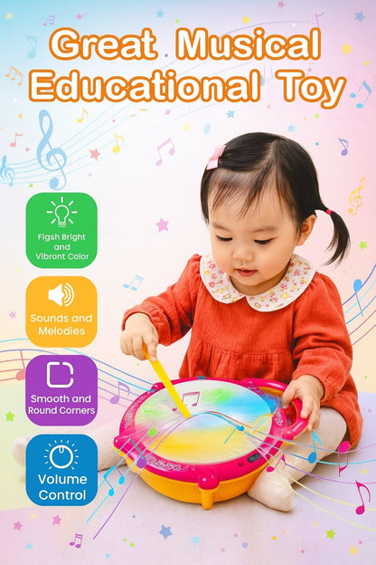 Flash Drum Toy for Kids