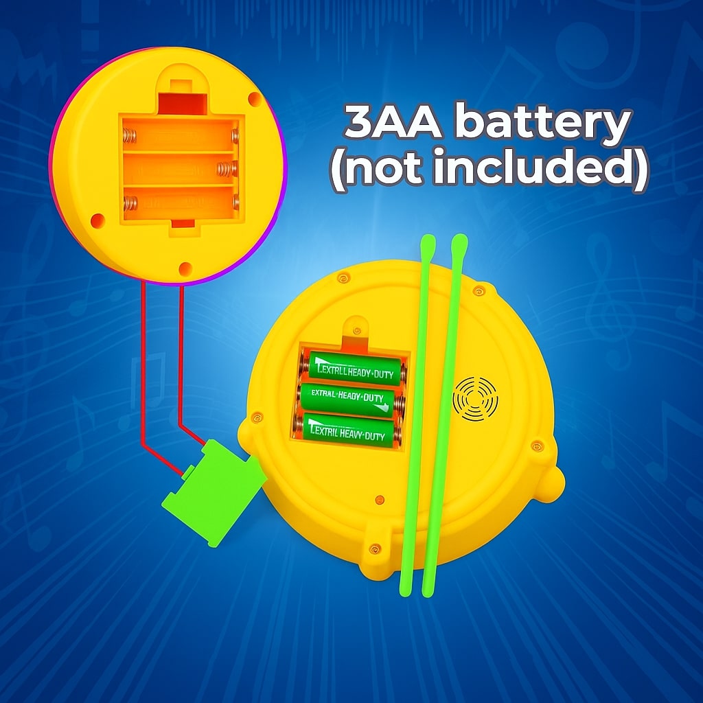 Flash Drum Toy for Kids