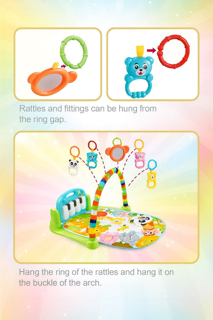 Happy Baby's Playmat Gym with Toys