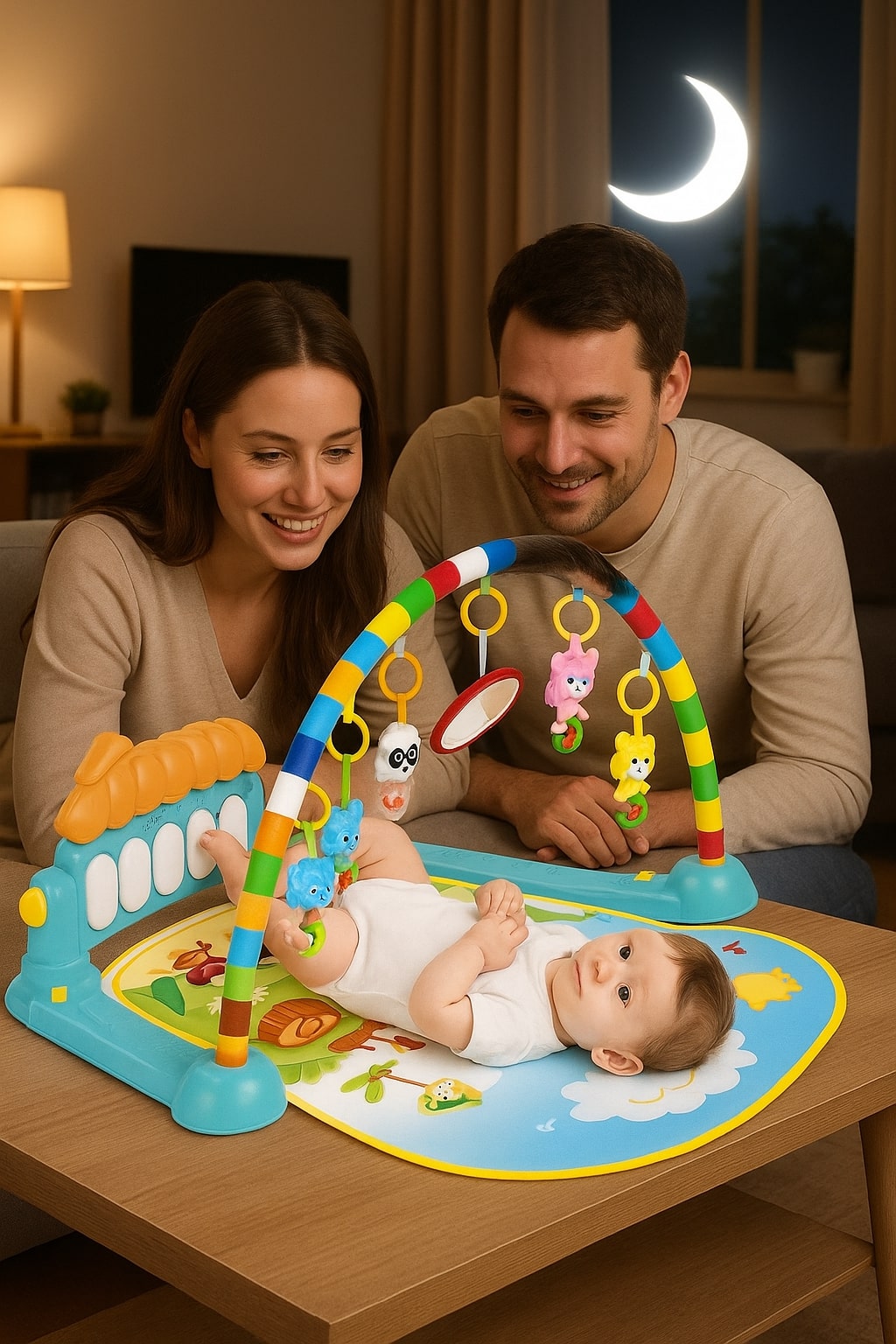 Happy Baby's Playmat Gym with Toys