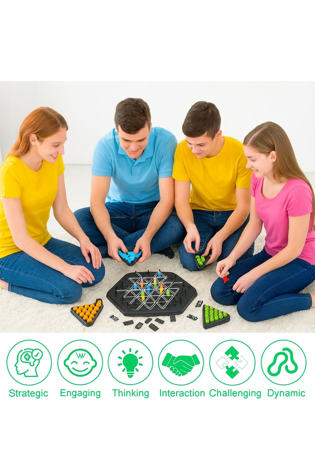 Triangle Chess Game Board Game
