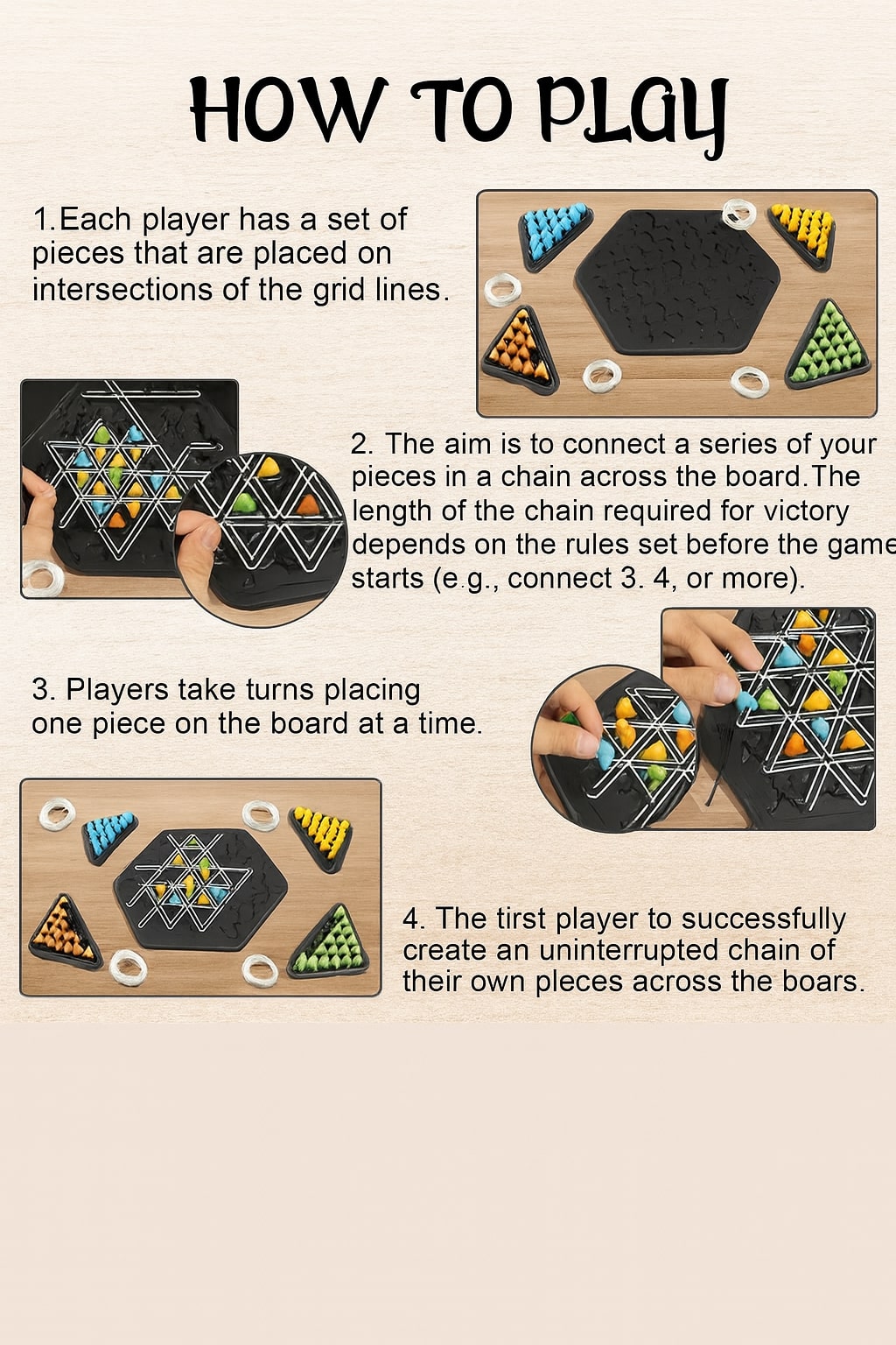 Triangle Chess Game Board Game