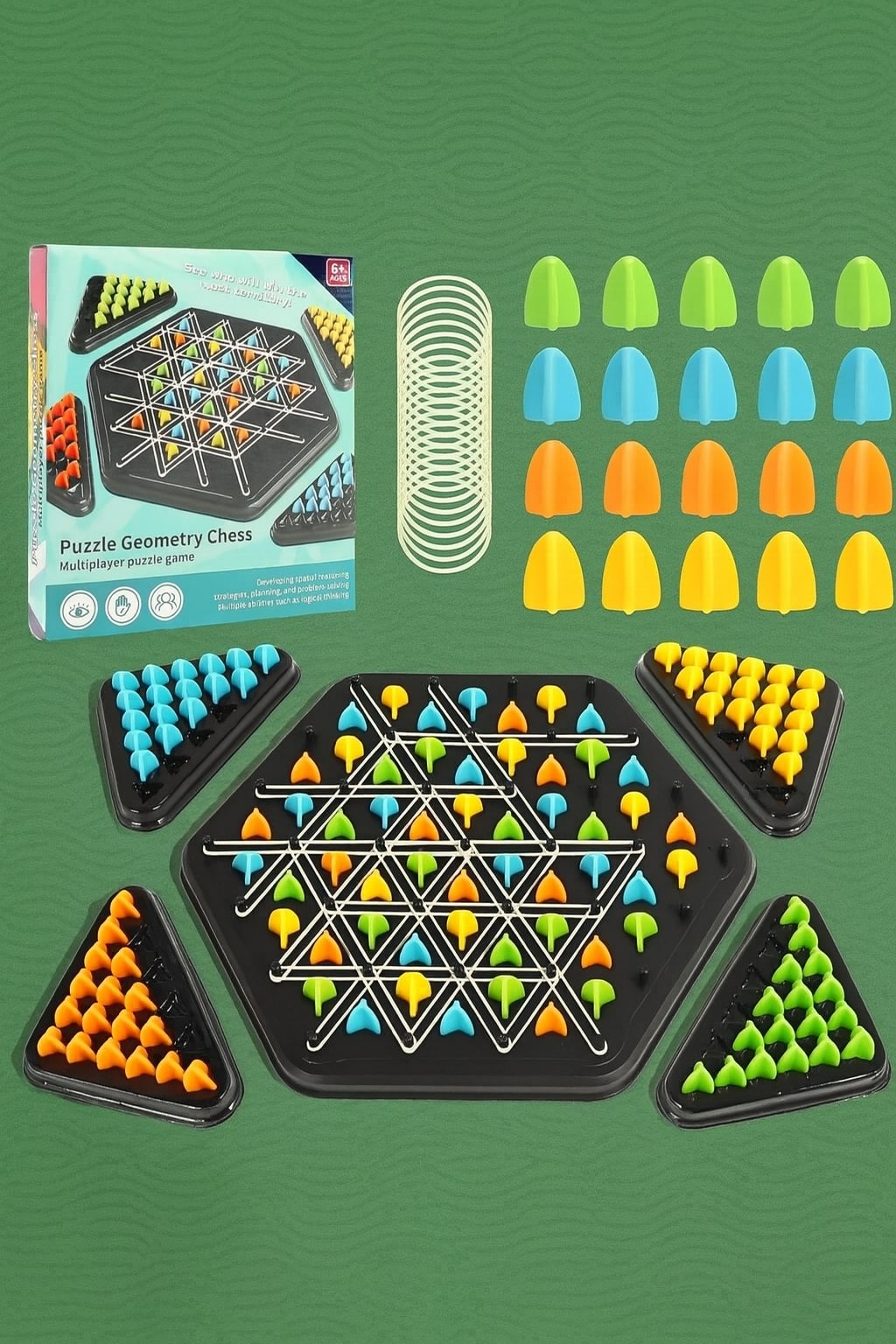 Triangle Chess Game Board Game