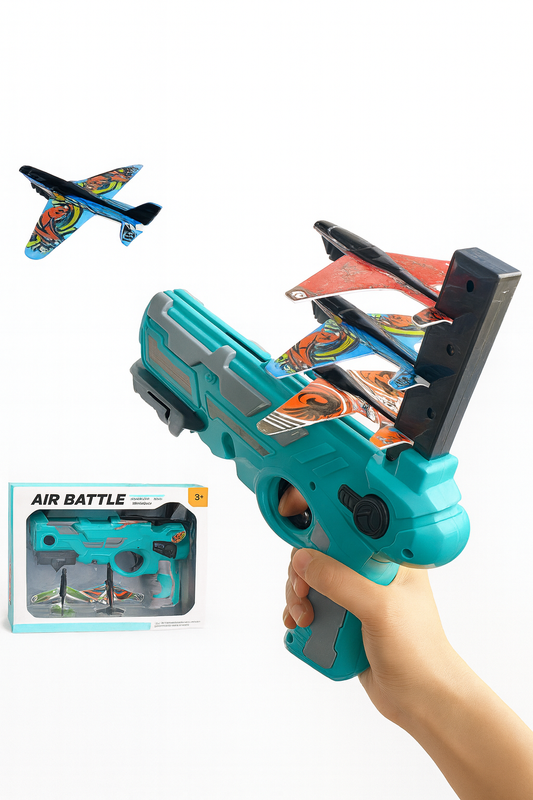 Airplane Launcher Gun Flying Toy