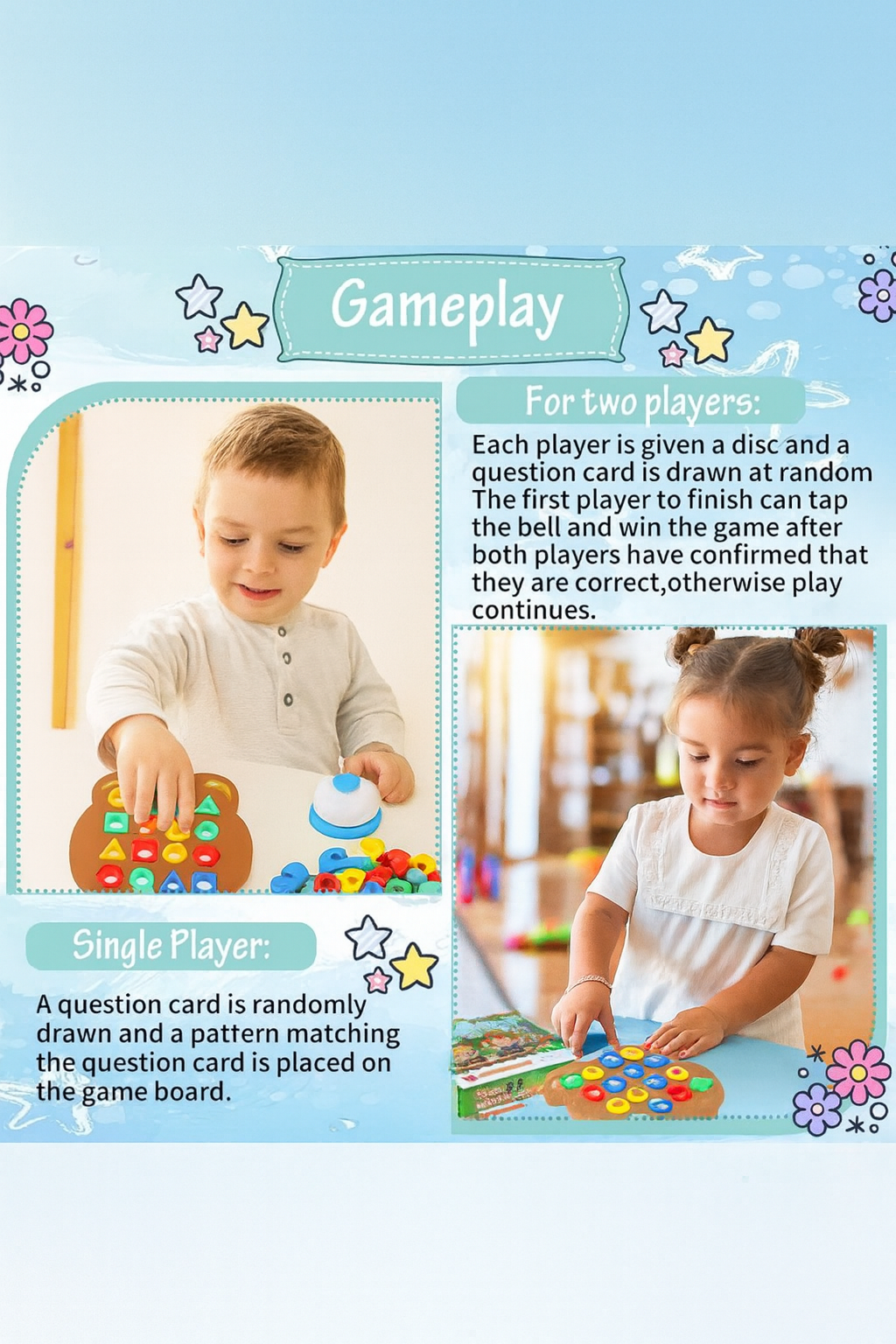 Geometric Shape and Color Matching Puzzle