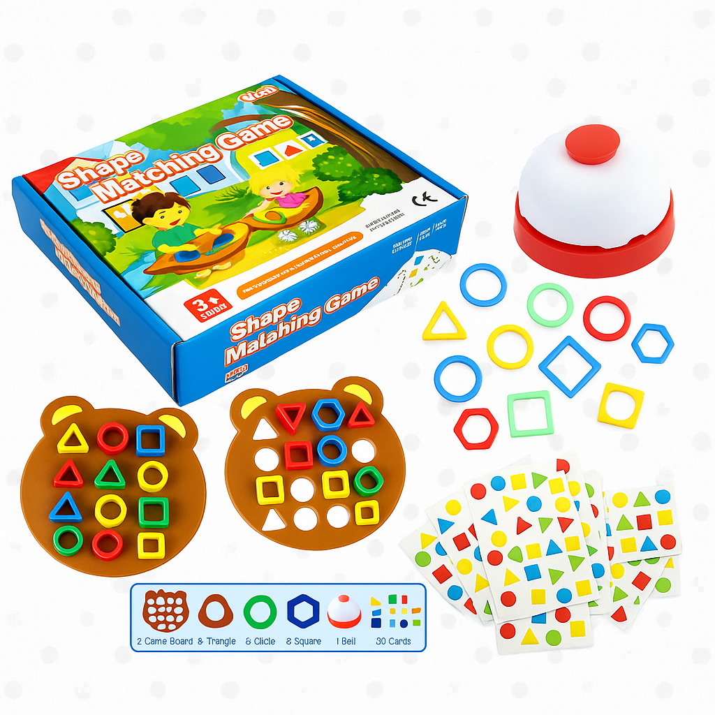 Geometric Shape and Color Matching Puzzle