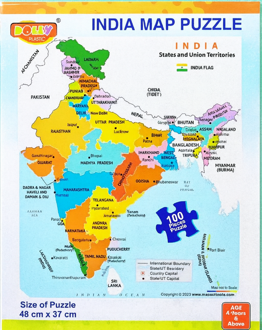 India Map Puzzle