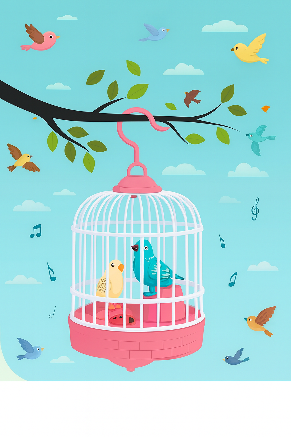 Interactive Talking Bird Toy