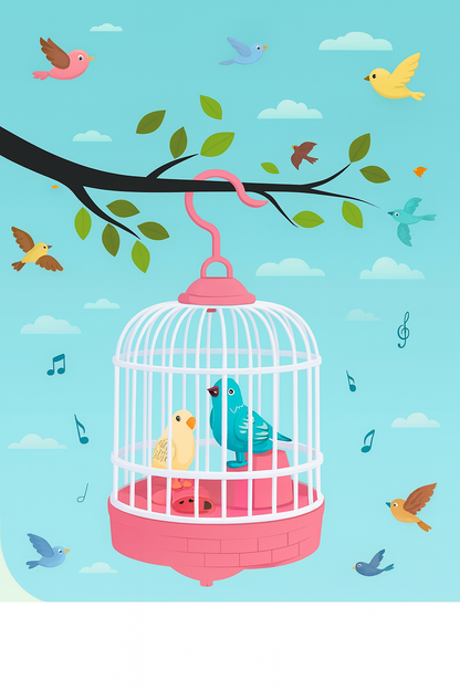 Interactive Talking Bird Toy