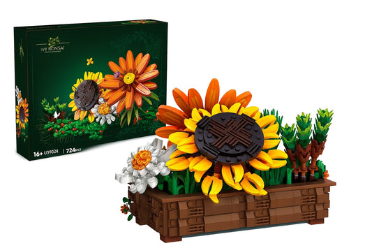 Flower Botanical Bonsai Building Set