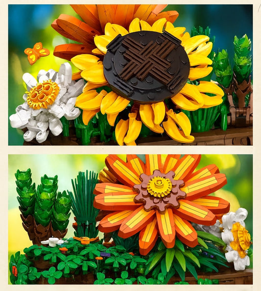 Flower Botanical Bonsai Building Set