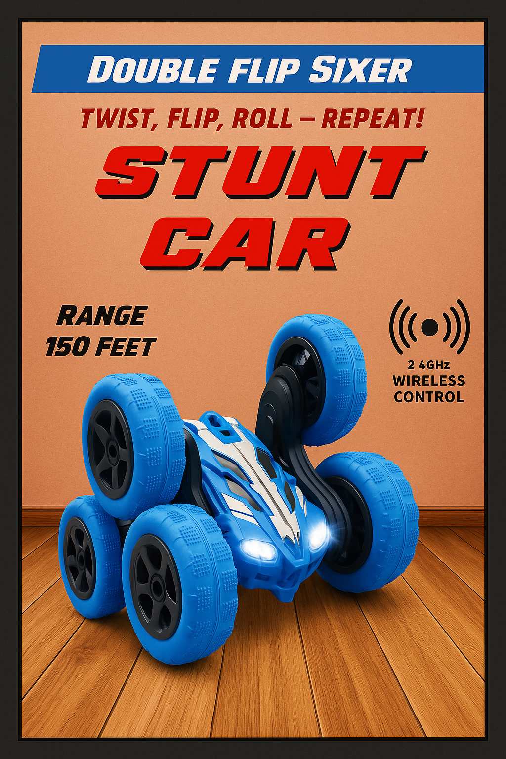 Double Flip Sixer RC Stunt Car