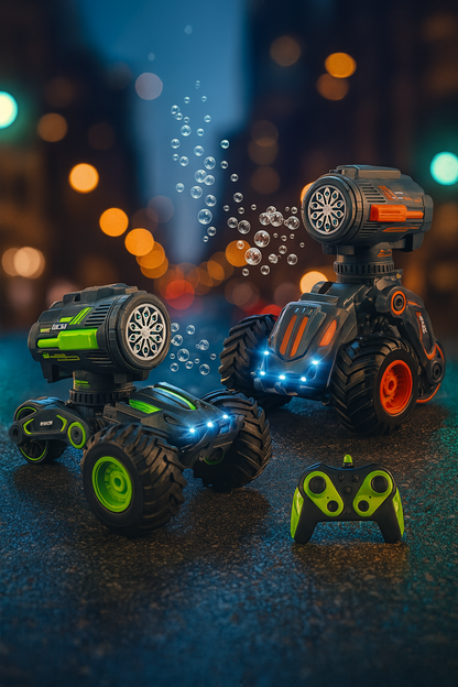 3 Wheel Stunt Bubble Making car