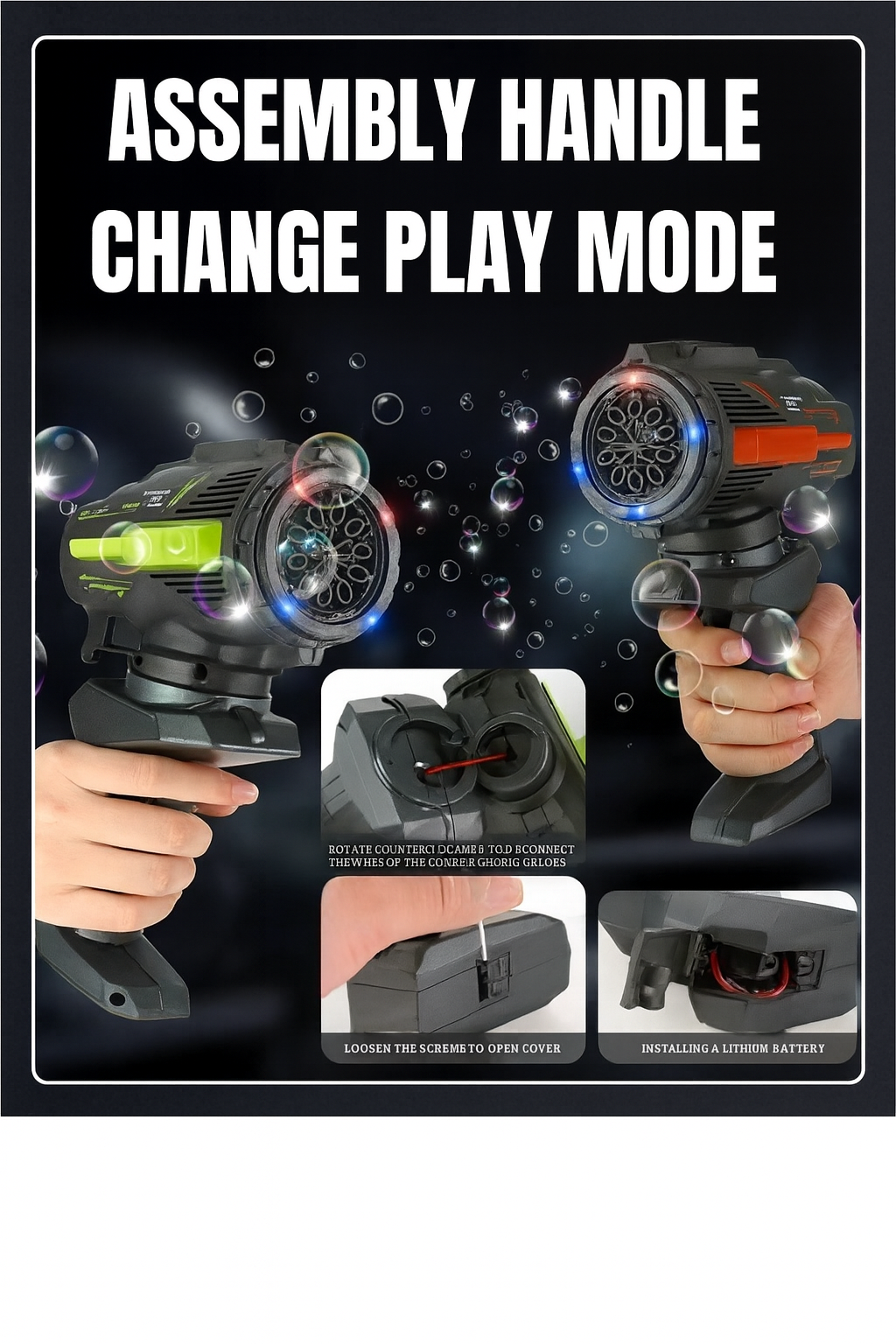 3 Wheel Stunt Bubble Making car