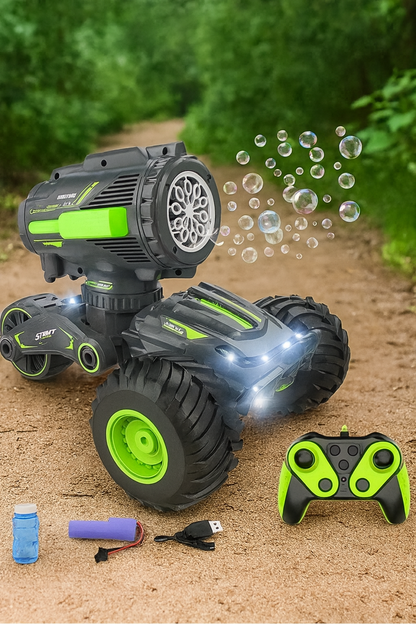 3 Wheel Stunt Bubble Making car