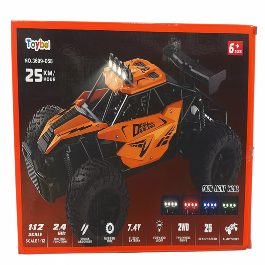 High speed Big foot climbing off Road Car