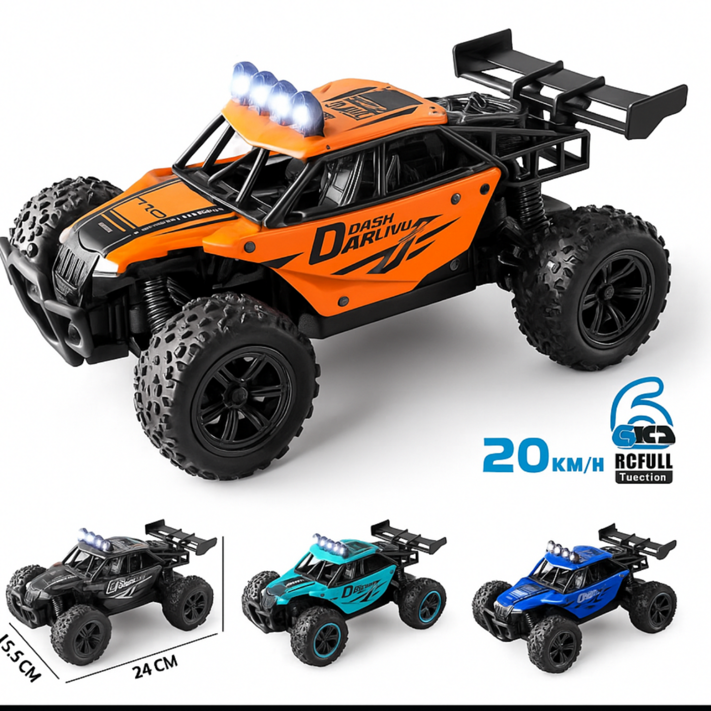 High speed Big foot climbing off Road Car