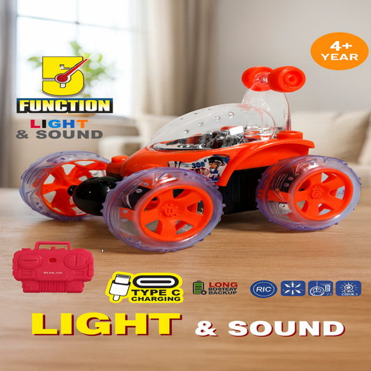 360° Rolling & Rotating RC Stunt Car