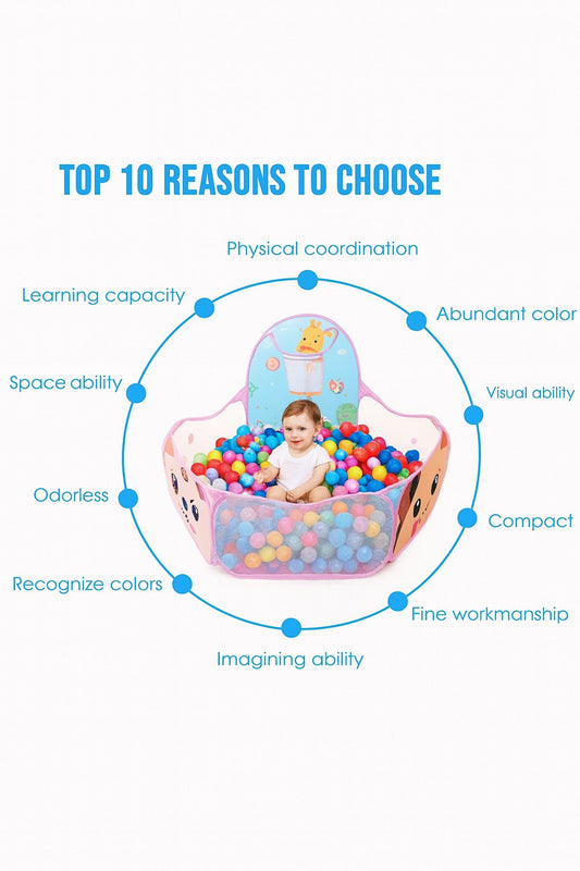 Ball Pool with Colorful Balls for Kids