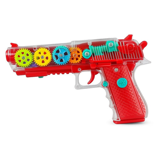 Concept Musical Transparent Glow Gear Gun