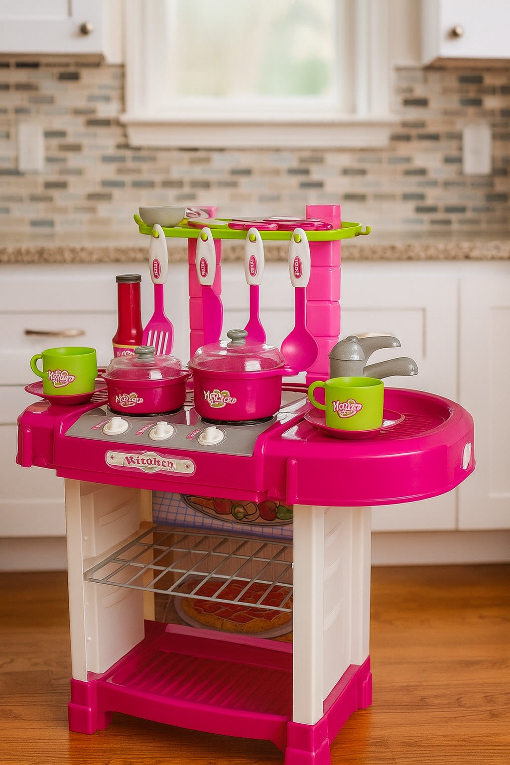 Kitchen Set Toy Battery operated with Accessories