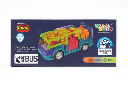 Concept Transparent 3D Gear Simulation Bus Car