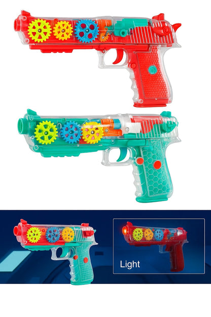 Concept Musical Transparent Glow Gear Gun