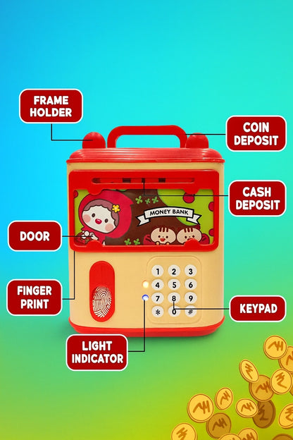 5-in-1 Piggy Bank for Kids