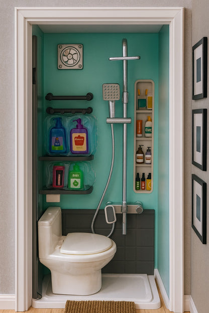 Baby Doll Bathroom Set Fun Toy