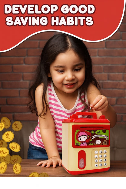 5-in-1 Piggy Bank for Kids