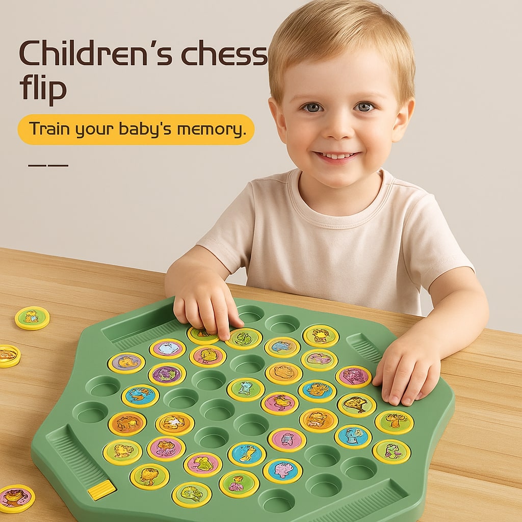 Memory Chess Flip &amp; Match Game