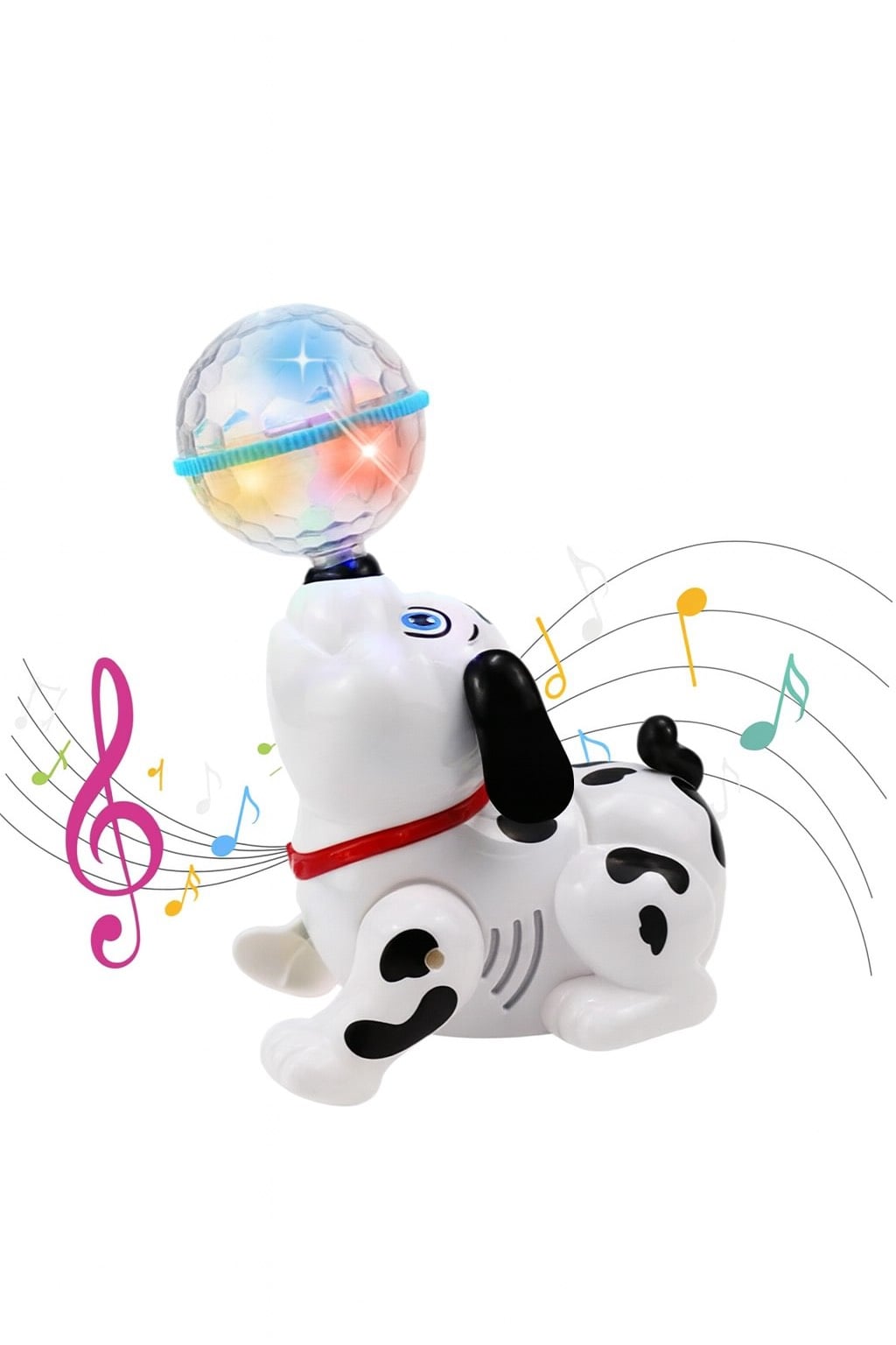 Dancing Dog with Music Flashing Lights