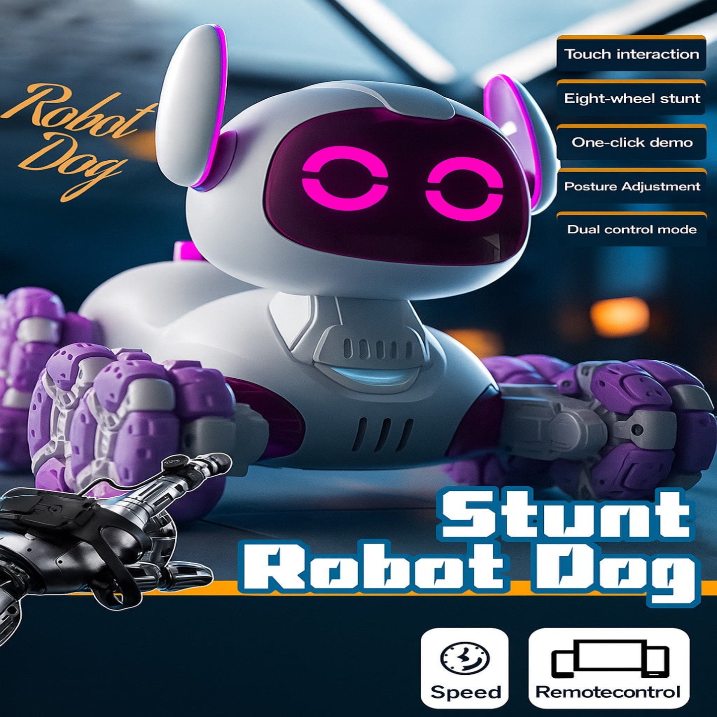 Remote Control stunt Drift Robot Dog